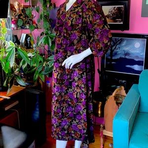 Vintage corduroy house dress